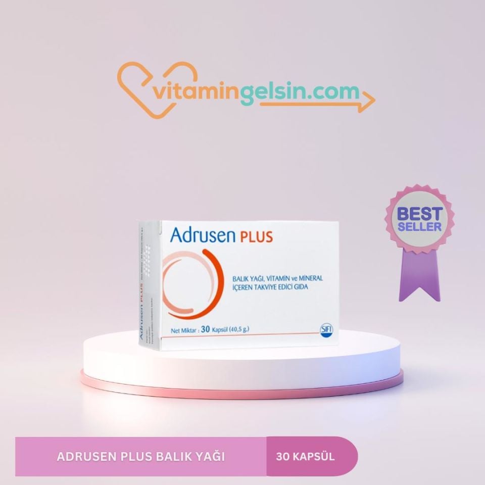 Adrusen Plus Balık Yağı 30 Kapsül
