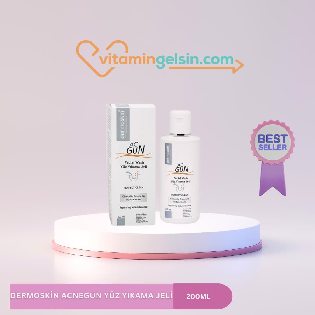 Dermoskin Acnegun Yüz Yıkama Jeli 200ml