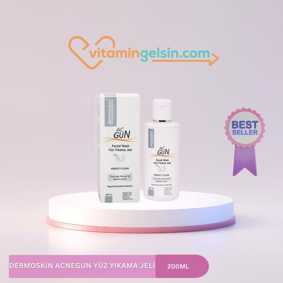 Dermoskin Acnegun Yüz Yıkama Jeli 200ml