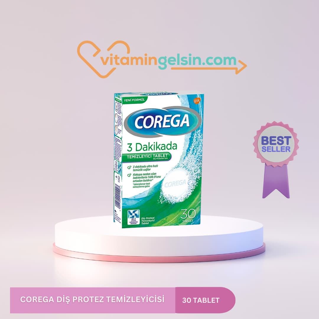 Corega Diş Protez Temizleyicisi 30 Tablet