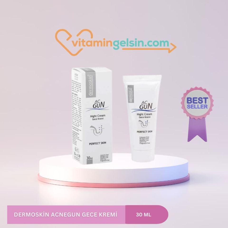 Dermoskin Acnegun Gece Kremi 30 ml