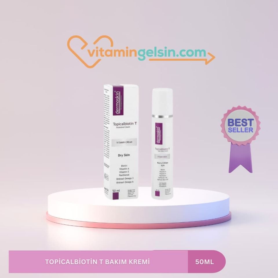 Dermoskin Topicalbiotin T Vitamin Kremi Kuru Ciltler 50 ml