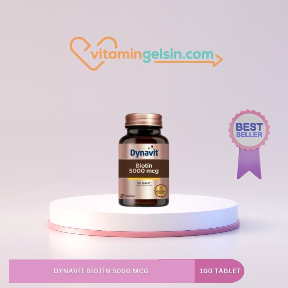 Dynavit Biotin 5000 Mcg 100 Tablet
