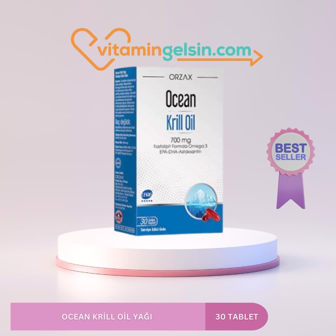 Ocean Krill Oil Yağı 30 Kapsül