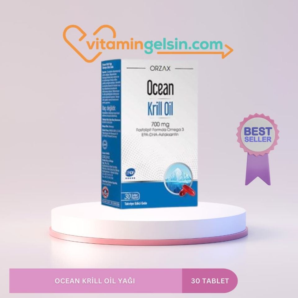 Ocean Krill Oil Yağı 30 Kapsül