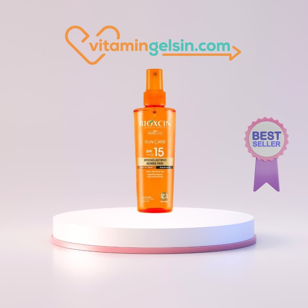 Bioxcin Sun Care Bronzlaştırıcı Güneş Yağı (SPF15) 200 ml