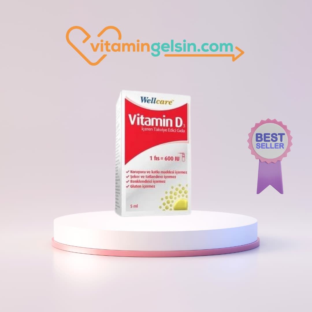 Wellcare Vitamin D3 600 IU 5 ml