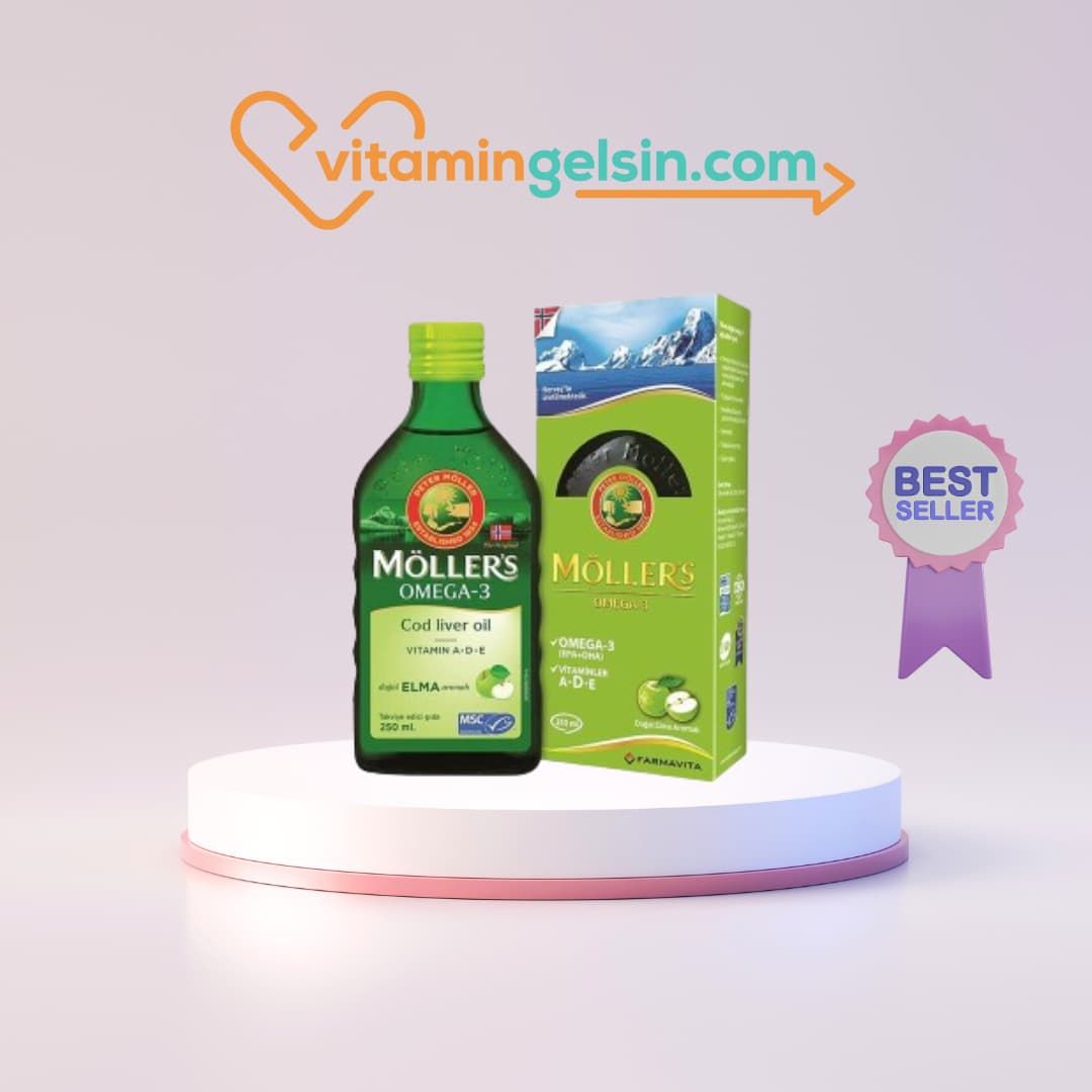 Möller's Omega 3 Balık Yağı Elma Aromalı 250 ml