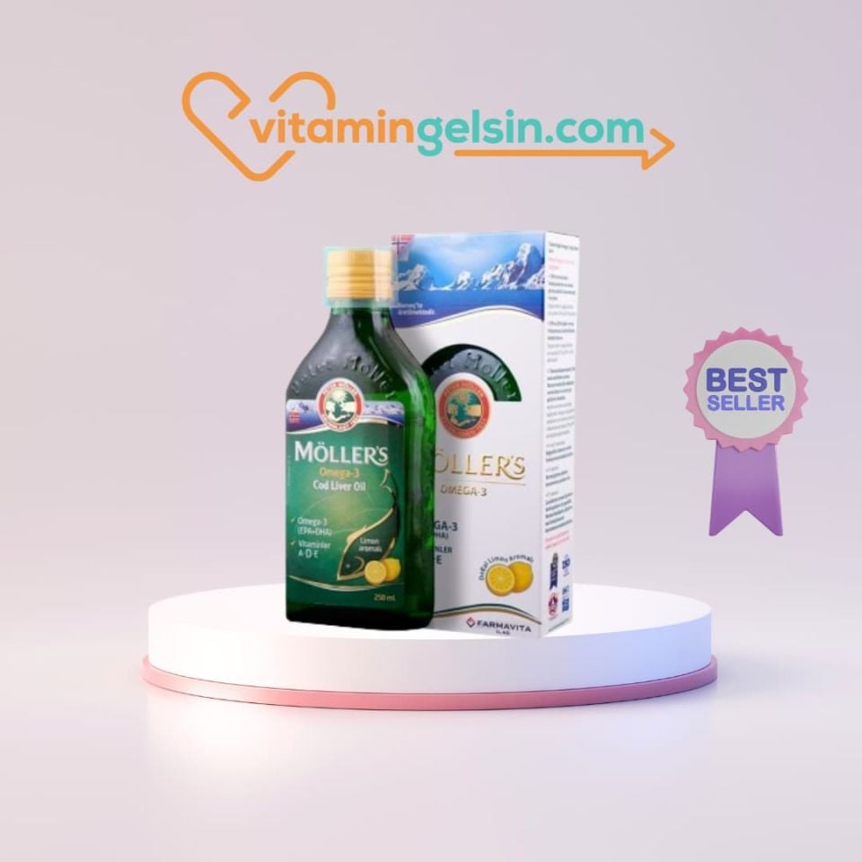 Möller's Omega 3 Balık Yağı Limon Aromalı 250 ml