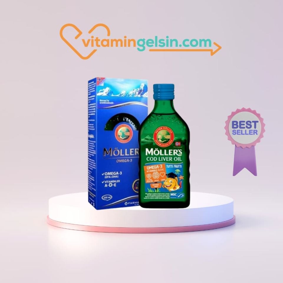 Möller's Omega 3 Balık Yağı Tutti Frutti Aromalı 250ml