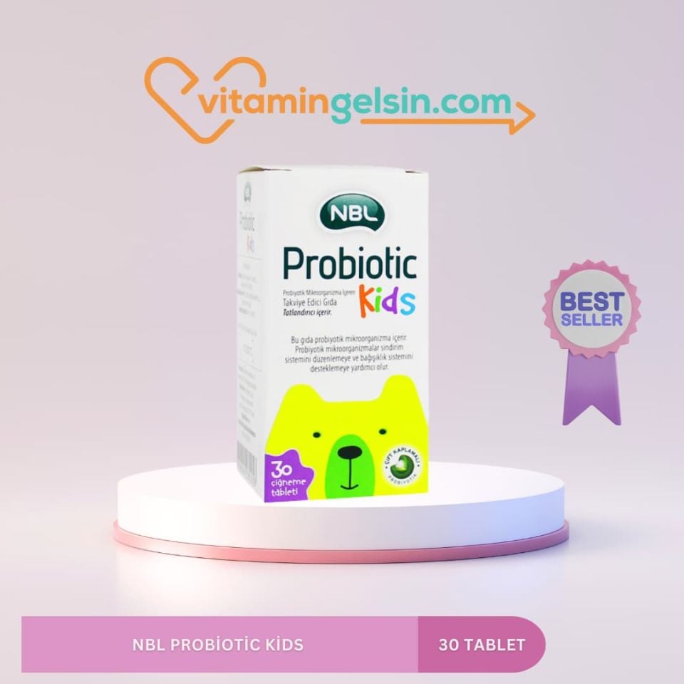 NBL Probiotic Kids 30 Çiğneme Tableti