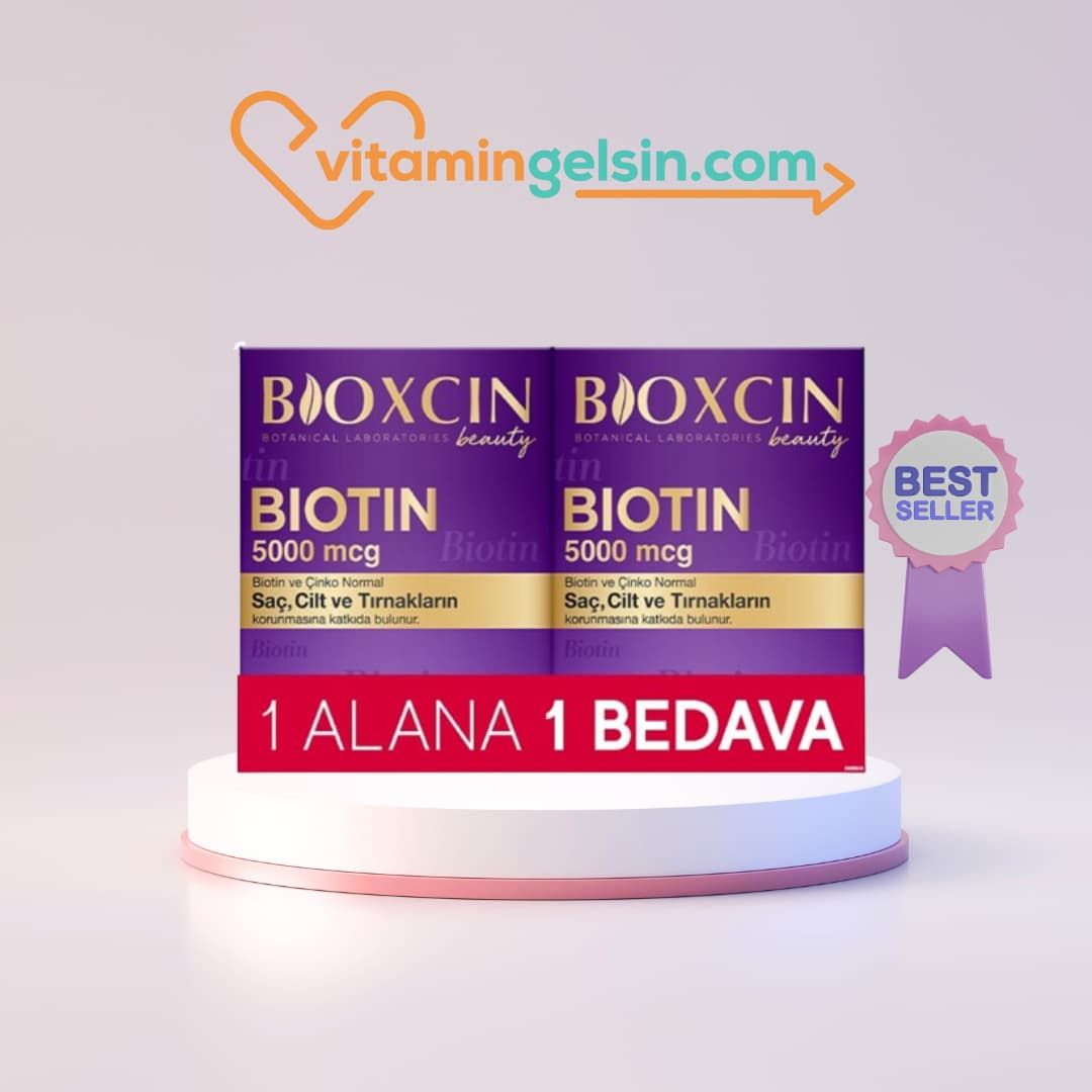 Bioxcin Biotin 5000 mcg 30 Tablet 2'li
